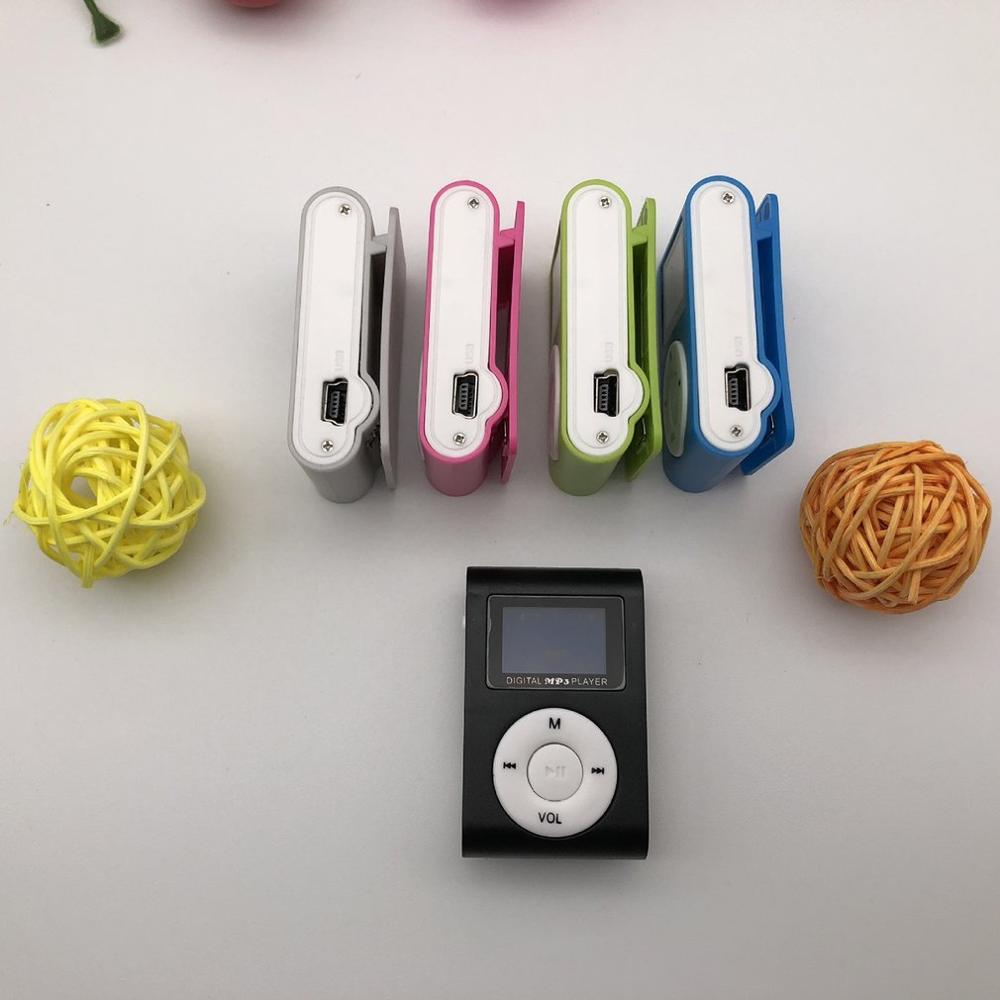 Pequeño tamaño portátil reproductor de MP3 Mini pantalla LCD reproductor de MP3 reproductor de música soporte Tarjeta de 32GB TF mejor