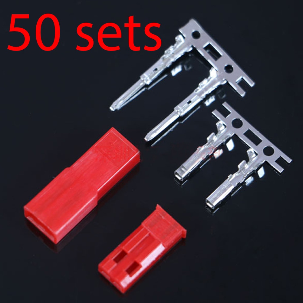 50 sätze/los JST 2 p Stecker Stecker Jack 2-Pin Weiblich Männlich Crimps rc batterie anschluss auto auto motorrad schiff elektrische ersatzteile