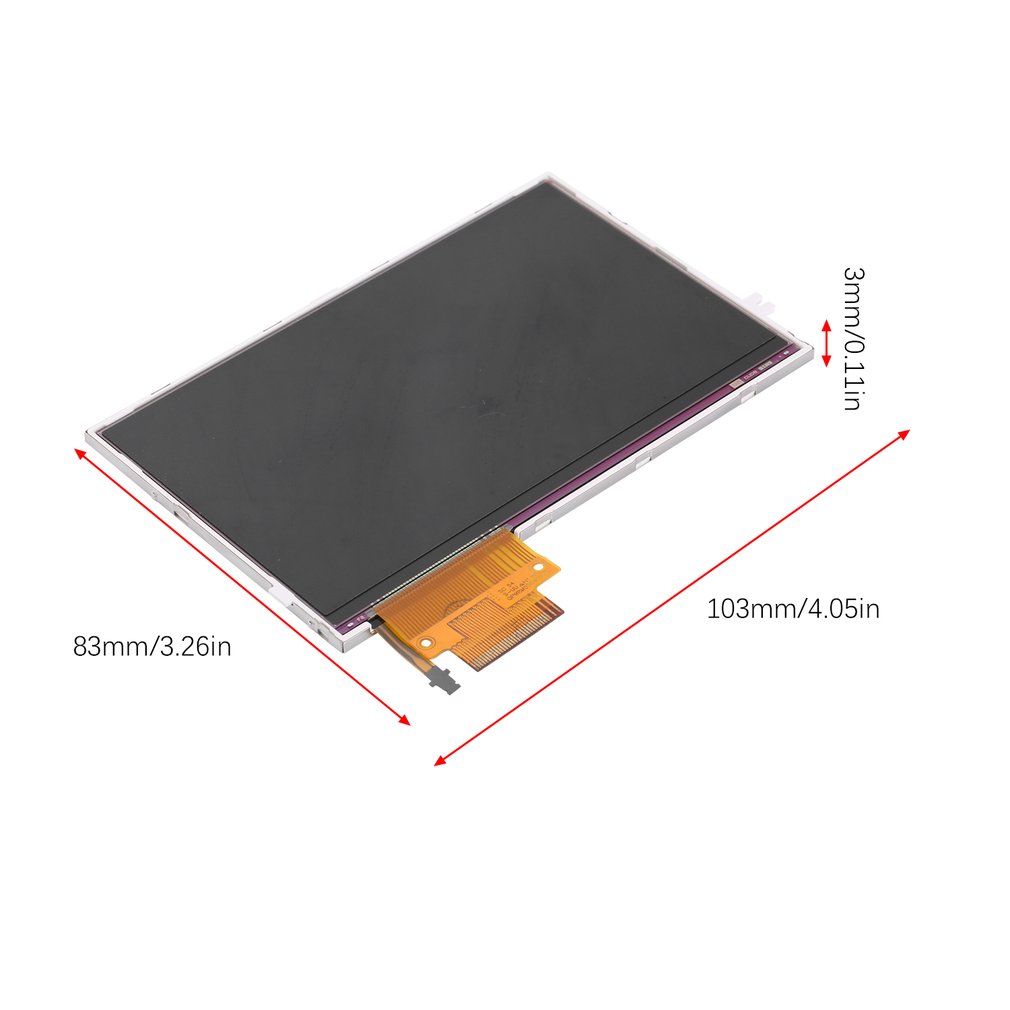 Pantalla LCD de repuesto para Sony PSP 2000/2001/2003/2004 serie, piezas nuevas de repuesto,