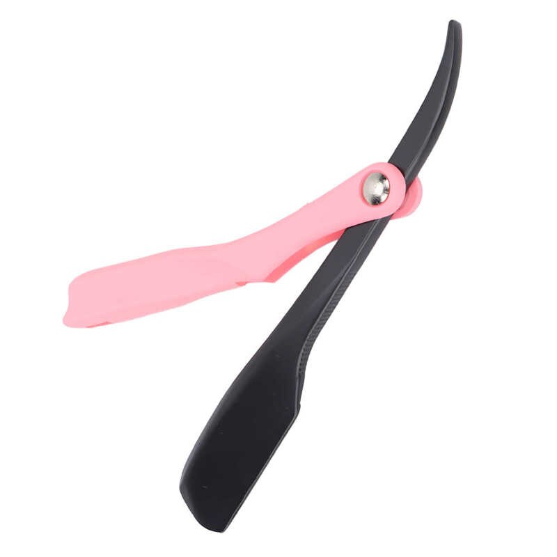 Classic Straight Edge Razor Stainless Steel Rotatable Straight Edge Razor for Women for Home