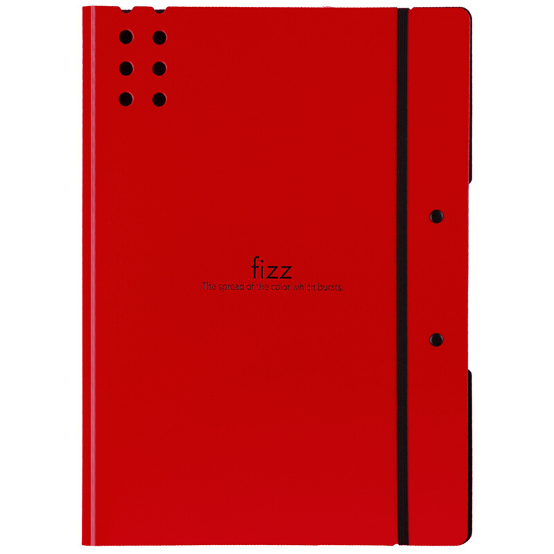 file folder PP board a4 horizontal folder multifunction file clip board for students office school supplies business: Elastic rope-red