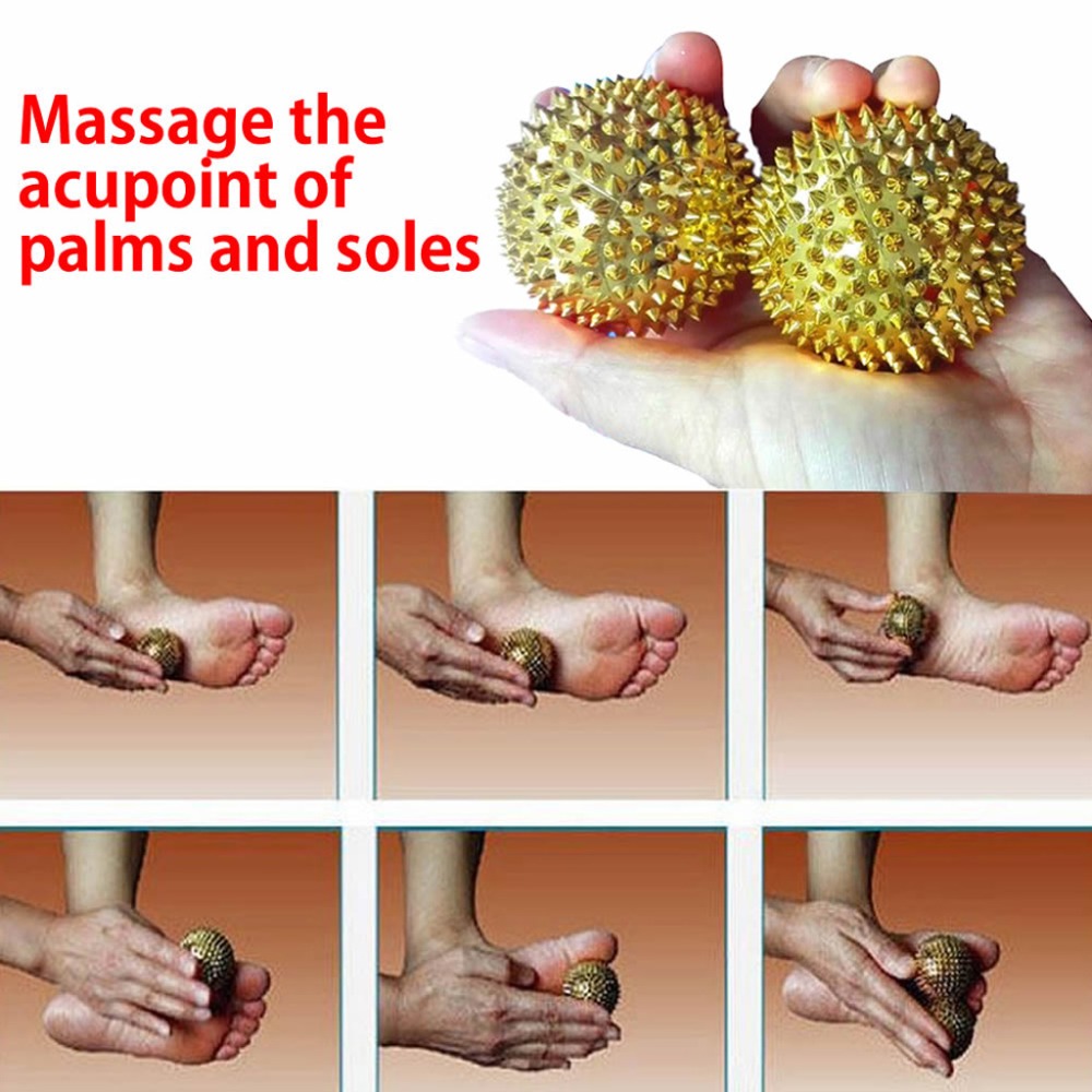 Hand Massage Bal Body Acupressuur Magnetische Spiky Massage Pijn