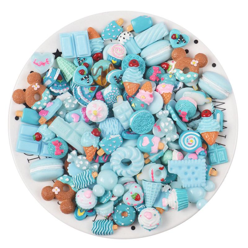 Magia Argilla Colore Nube Slime Squishy Profumato Mix Soffici Slime Stucco Pendenti E Ciondoli Aggiunta Fai da Te Argilla Polimerica Kit Giocattoli per I Bambini: 1Pcs Blue Charms