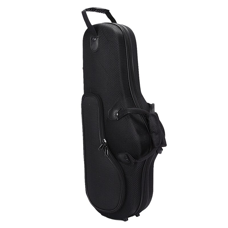 Alto Saxophone Gig Bag - Water-Resistant Oxford Fabric - Adjustable Shoulder Strap - Black