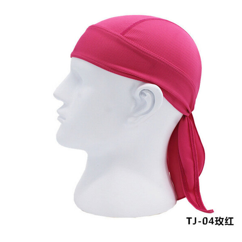 Men Boys Casual Solid Breathable Bandana Multi Function Men Bike Bandana Cycling Bandana Pirate Headwear