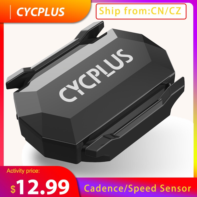 Bike Speed Cadence Sensor 2-in-1 Sensor Wireless ANT+ BT for iOS Android Bike Bicycle Computer Fitness Tracker Speedometer