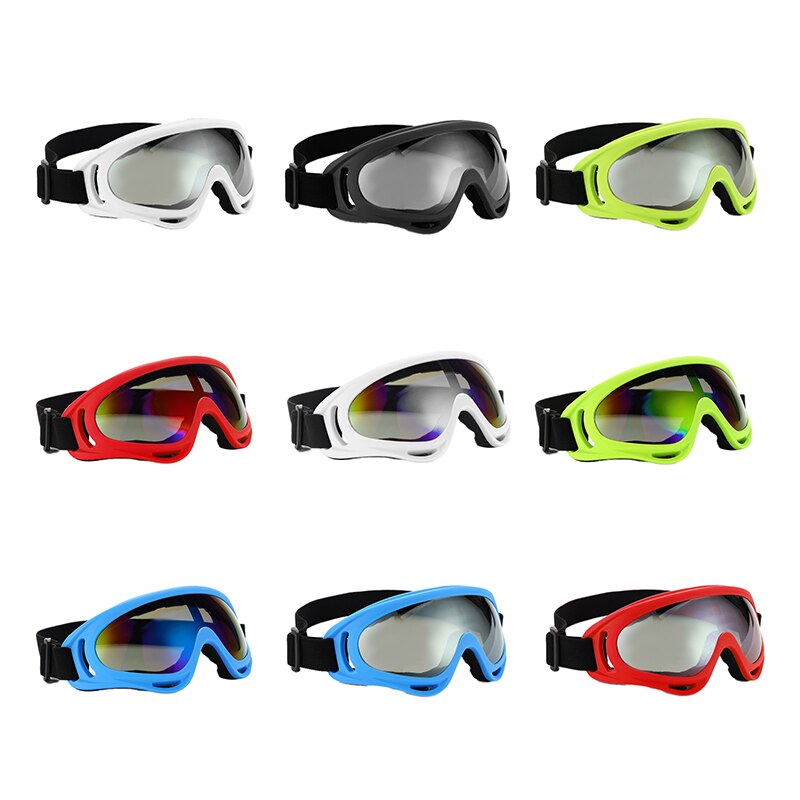 Winter outdoor ski glasses snowmobile anti-fog windproof dust-proof glasses riding glasses with breathing holes snow sunglasses
