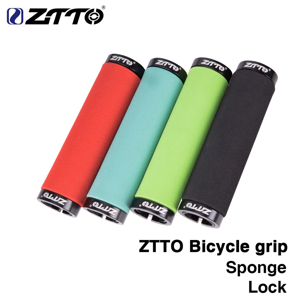 Ztto cykeldele mtb cykelsvamp holdbar stødsikre skridsikre greb foldecykel fast gear bmx med stangprop ag -36 1 par