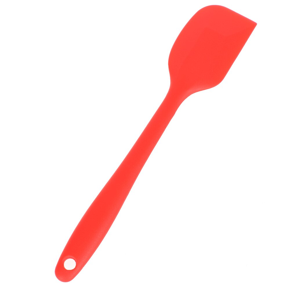 no palo espátula para mantequilla y crema pastelera espátula para mezclar masa cepillo panadería pan de postre pala herramienta para hornear de silicona: red