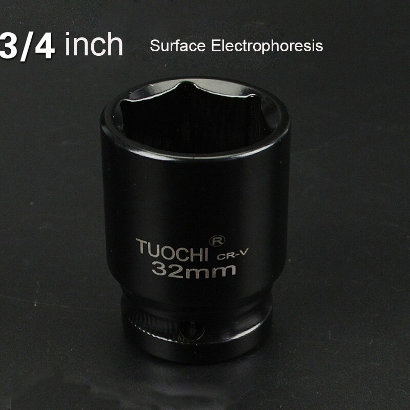 3/4 &quot; tum cr-v slaghylsa kraftigt 17-46mm luftuttag 6- punkts pneumatiska hylsnyckelhuvud för bil reparationsverktyg för bilar