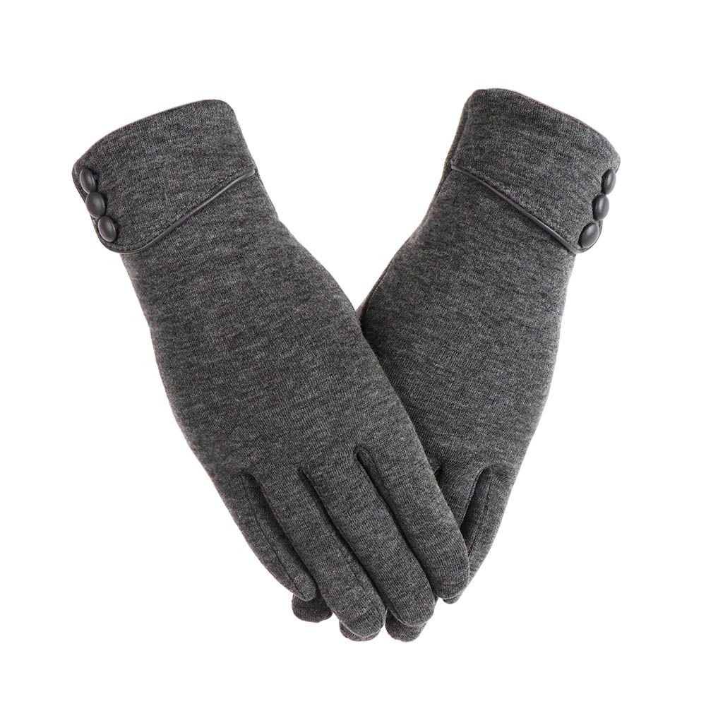 1 par de guantes cálidos de invierno para mujer, manoplas térmicas con forro polar para pantalla táctil, guantes a prueba de viento para conducir y esquiar