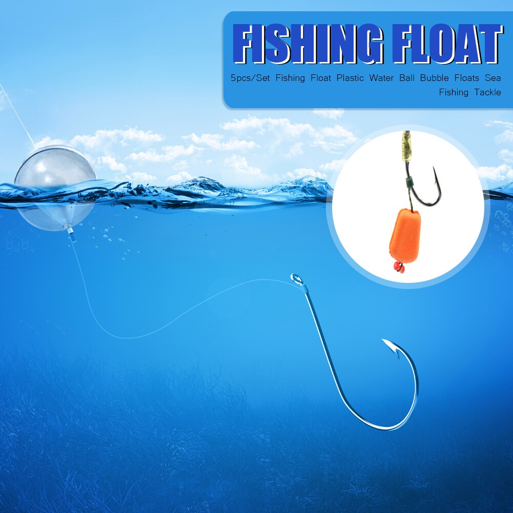 Fishing Float ABS Plastic Balls Water Ball Bubble Floats Fly Hook Tackle 25mm/32mm/40mm/47mm Lake Carp Fishing Accessories
