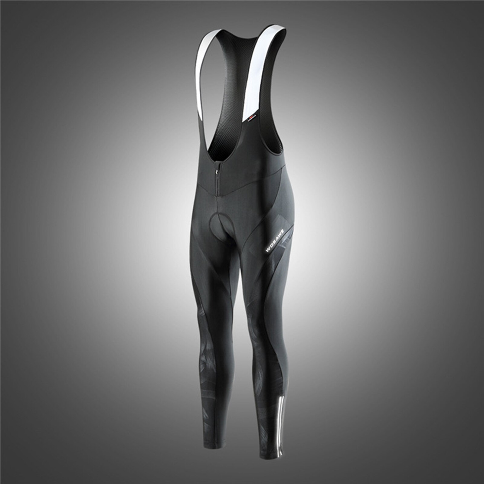 Men's Cycling Bib Tights Winter Thermal Padded MTB Road Bike Leggings Long Pants