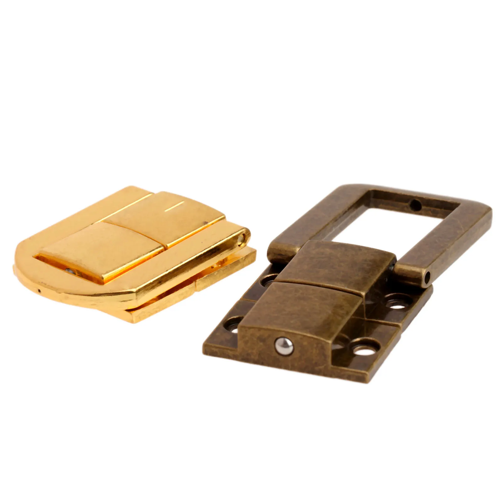 1PC 30*24mm Box Latch Hasps Jewelry Wood Box Hasps Drawer Latches Decorative Suitcases Hasp Latch Buckle Clasp Furniture Tools