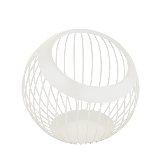 Universel opbevaringskurv til kaffekapsler kaffekapselholder kontorkøkken skrivebordskapsler opbevaringsstativ med stabil base: Hvid