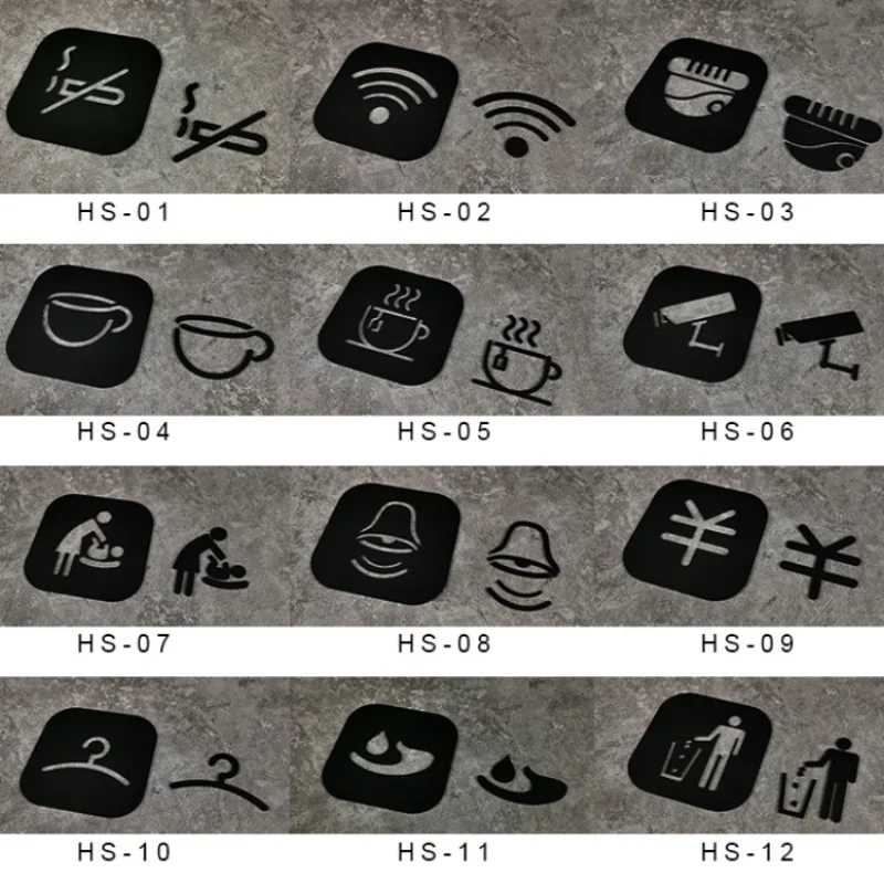 Sinais de banheiro oco agachamento lembrete sinalização placa de porta lembretes quentes placa indicadora banheiro wc parede porta adesivo