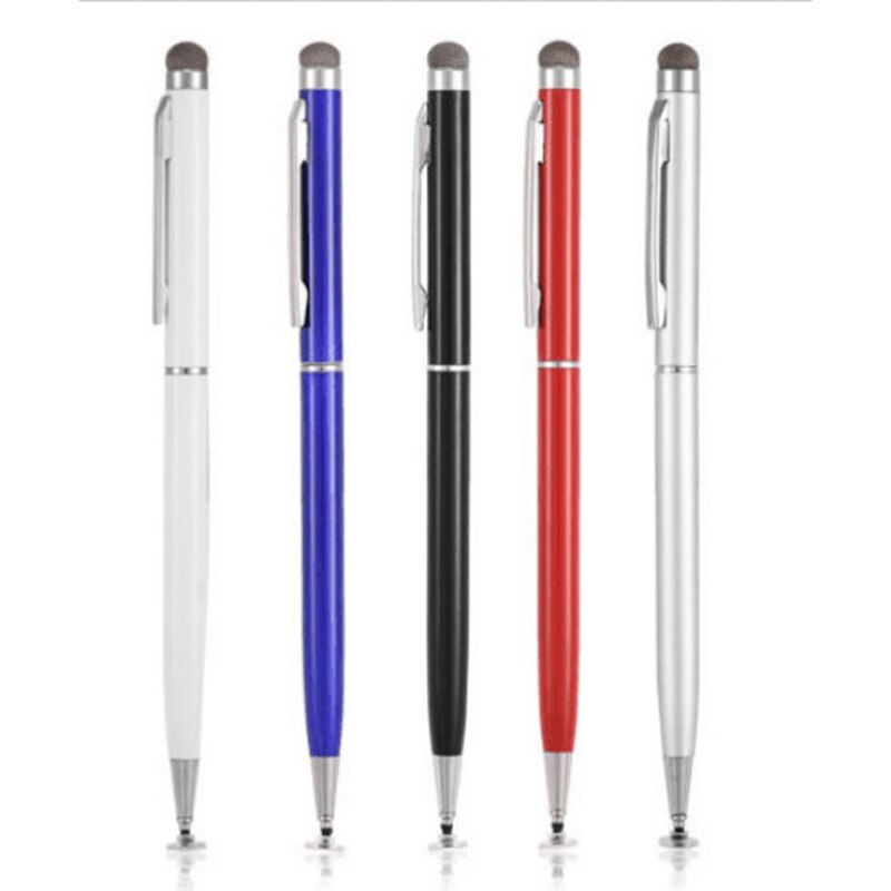 1Pc Mini 14Cm Mobiele Telefoon Stylus Fijne Punt Ronde Dunne Tip Capacitieve Touchscreen Stylus Pen Universeel Voor ipad Voor Iphone