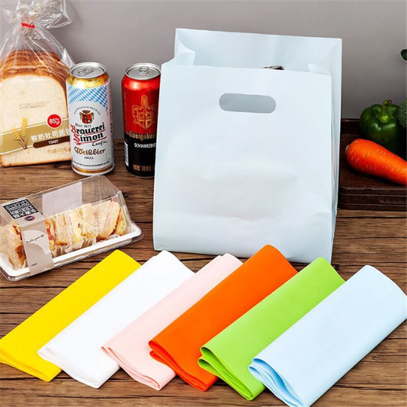 10pc Disposable Plastic Packaging Bag Baking Packaging Bag Kitchen Accessories Dessert Takeaway Bag Kitchen Gadgets Birthday.75z