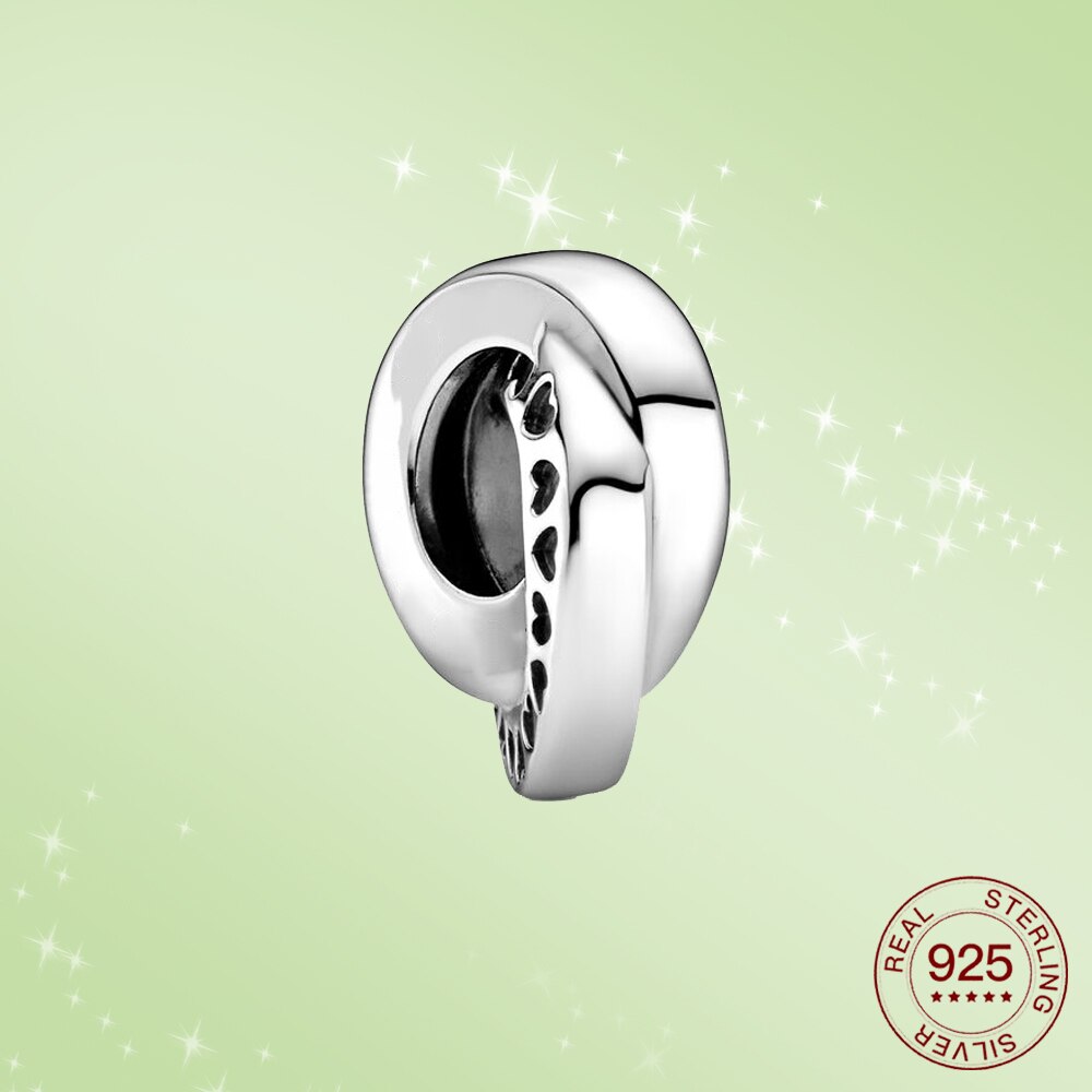 Charme Herz Anhänger Sterling Silber Original Armbinde Schmuck Für Frauen DIY schmuck