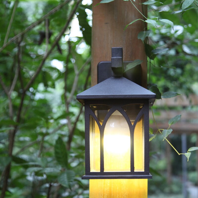 Europese antieke gangpad LED outdoor wandlamp Nordic eenvoudige waterdichte moderne balkon trap binnenplaats wandlamp