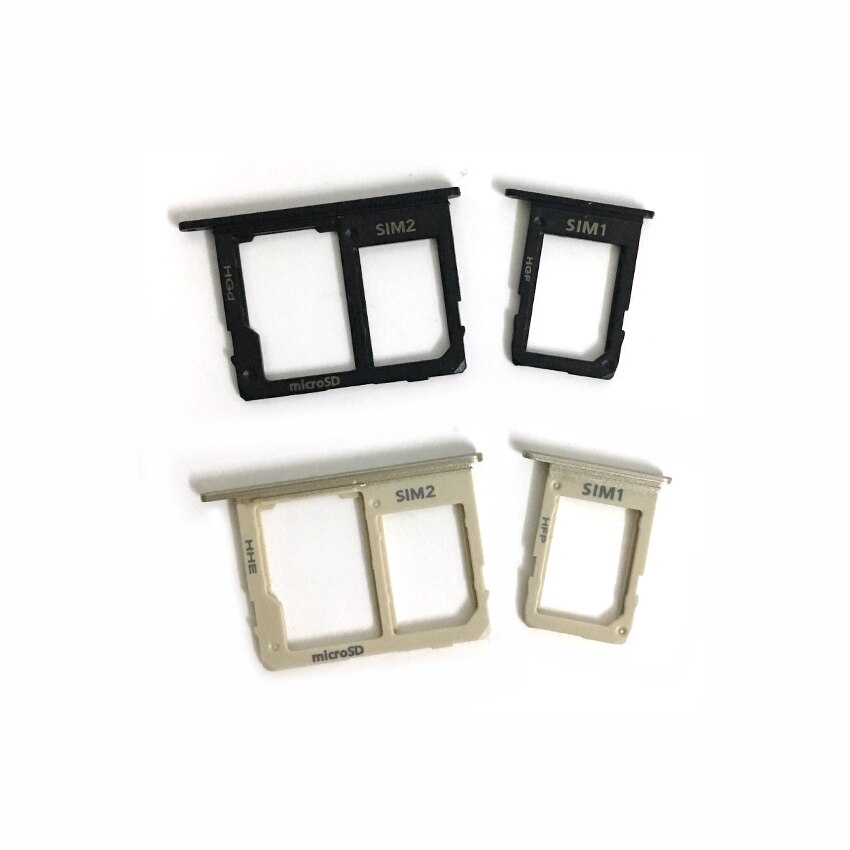 50PCS Dual Single Sim Tray For Samsung Galaxy A6 A600F A605F SIM Card Tray Slot Holder Replacement Part