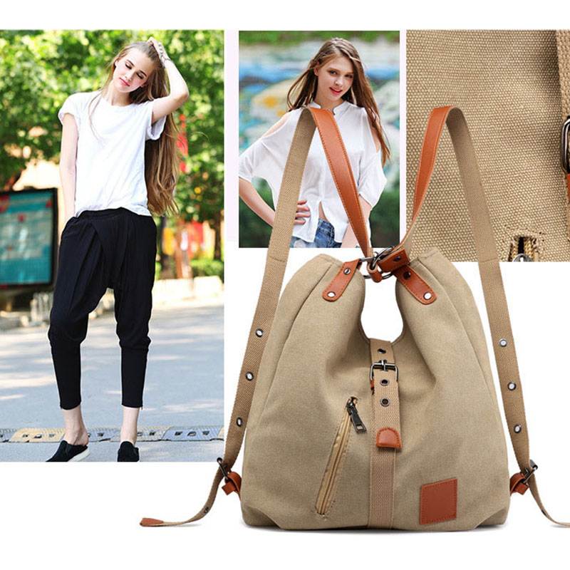 Canvas tas dames handtassen crossbody tas over de schouder vrijetijdstassen grote reistassen tassen voor dames