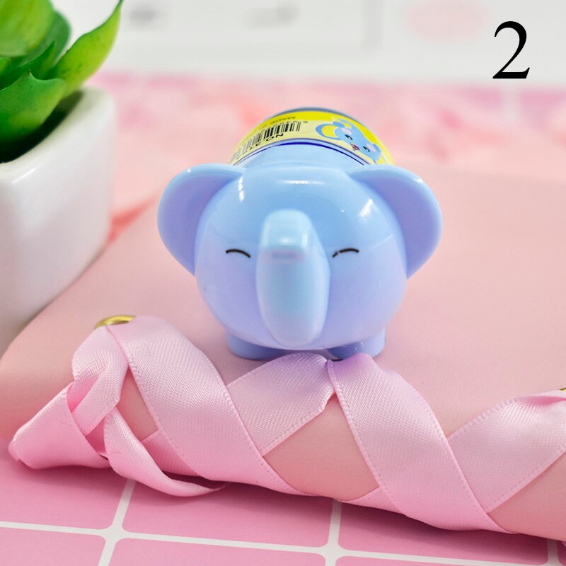 Sacapuntas lindo de un solo agujero, sacapuntas Kawaii de elefante para niñas, para niñas, suministros para la escuela, papelería coreana: 2