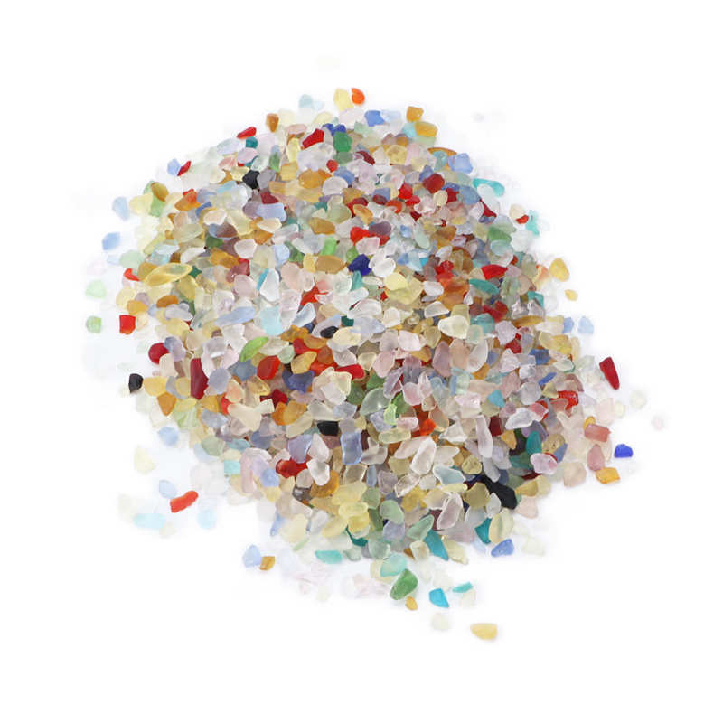 Fish Tank Bottom Sand Stone Landscaping Bright Fish Tank Sand Stone Ornaments Reusable for Flower Pot for Aquarium for Fish Tank