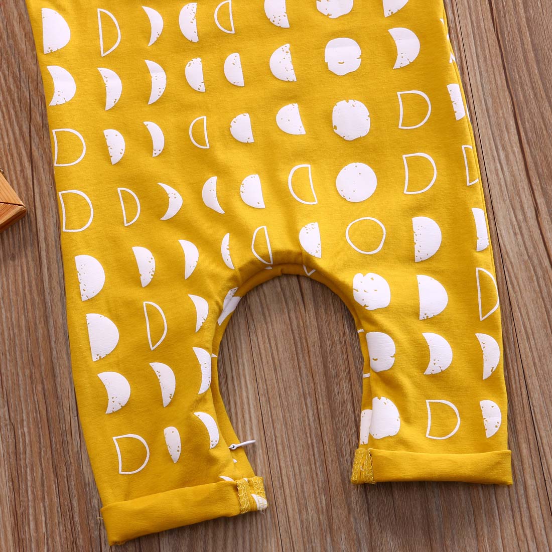 Mouwloze crescent moon Patroon Rompertjes Voor Baby Boy Meisjes