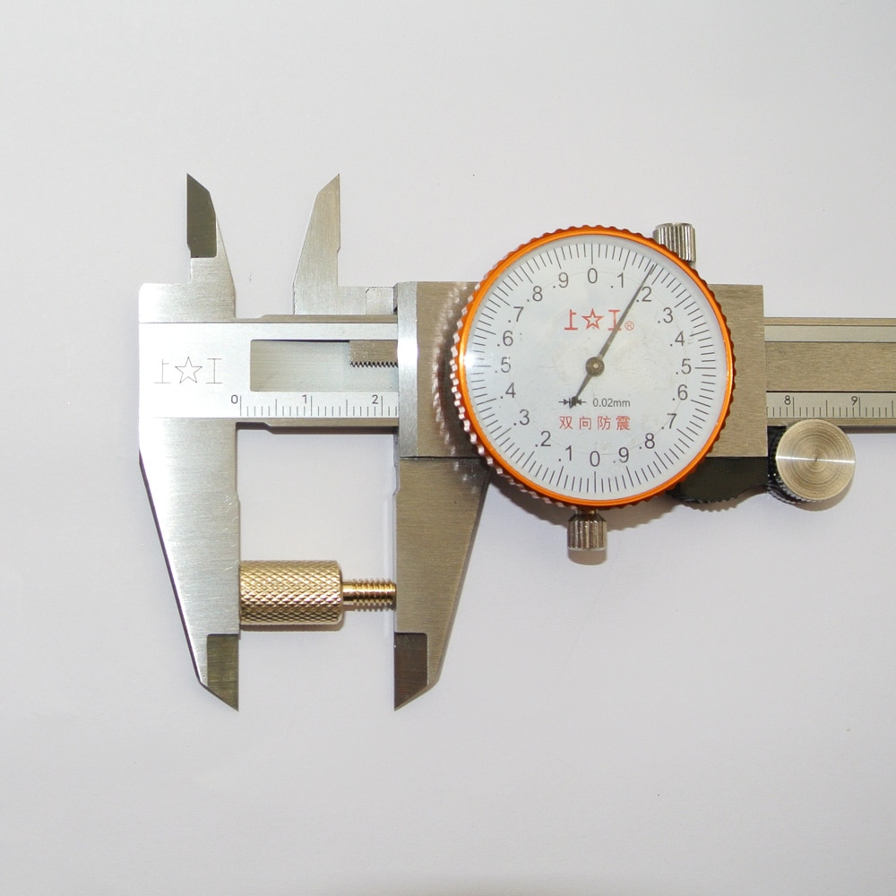 Green World 1pc/lot Solid Brass Adaptor,English cleaning rods adapters,Male Thread 8-32,Female Thread 5/16"-26T