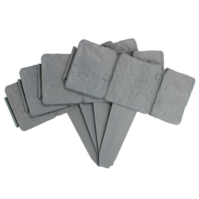 Clôture de jardin en plastique Imitation pierre, clôture d&#39;épissure pliable, décoration de jardin, jardin, pelouse, cour