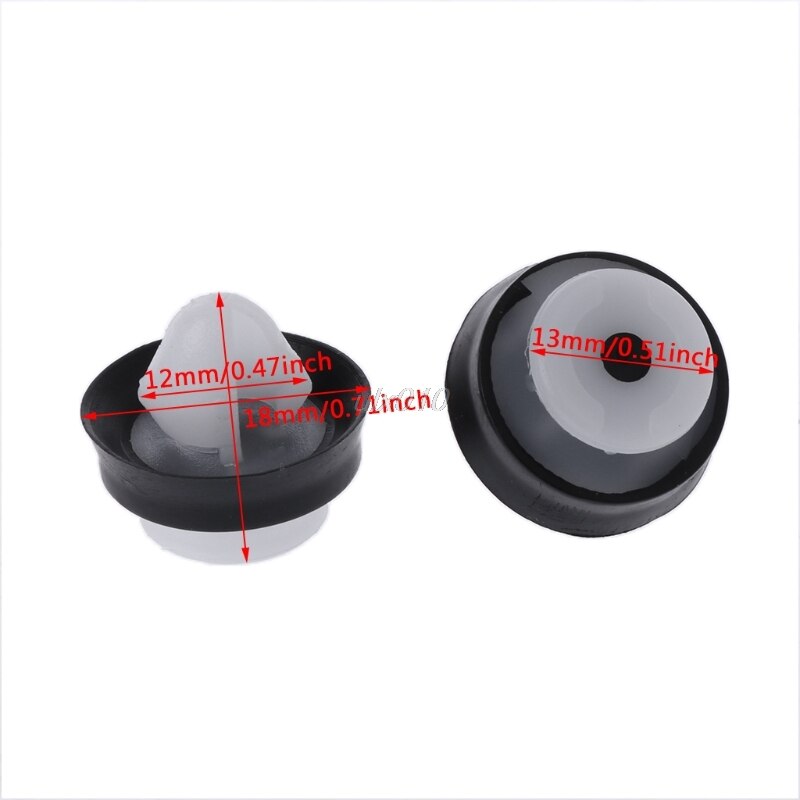 10x Interieur Trim Deur Panel Card Pijler Clip Voor Peugeot 207 807 6991Y8 S09 &amp;