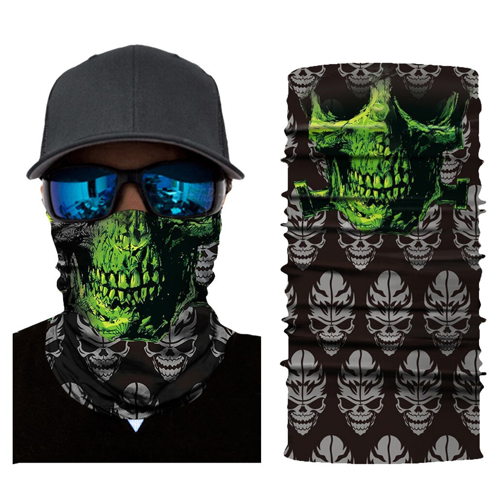 25# Face Masks Multifunctional Head Scarf Neck Cover With Safety Filter Washable Cloth Anti-pollution Multifunctional Mask: C