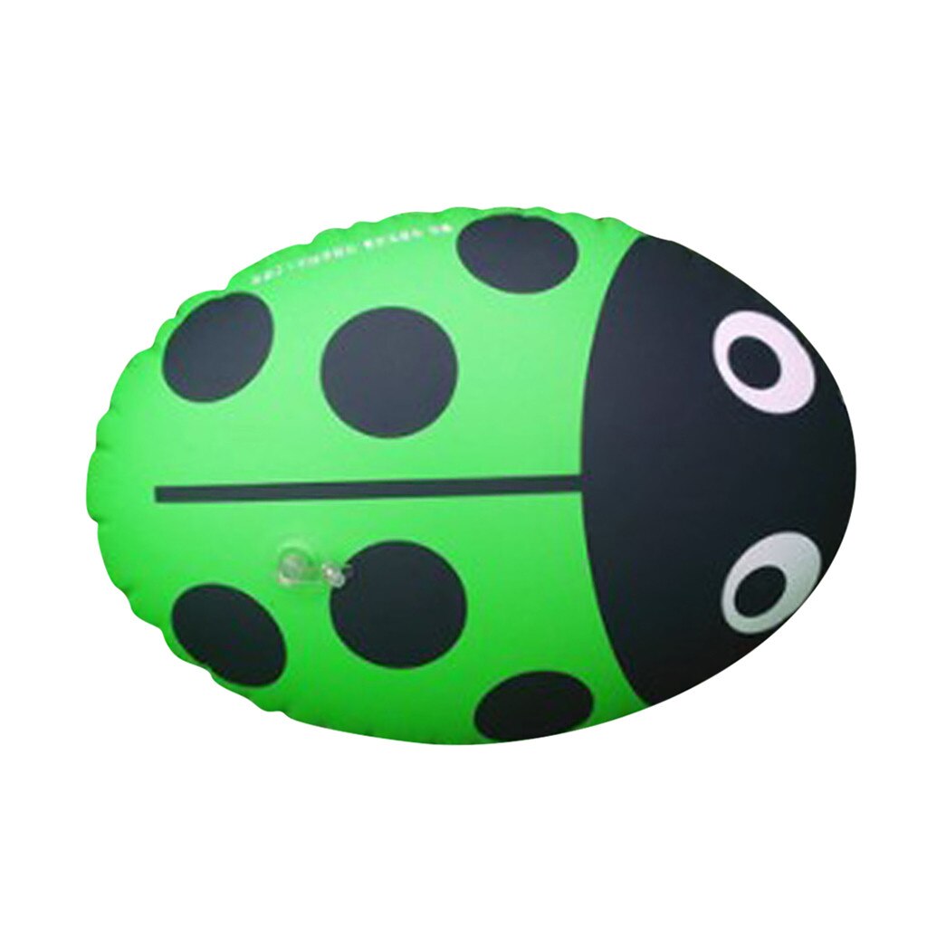 1 stk vand sikkerhed dobbelt airbags svømme float svømmetaske livreddende bold opbevaring liv bøje vandtæt pvc redningskrans til barn  #3: Grøn