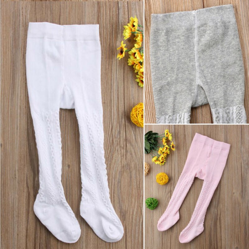 3pcs Kids Girls Cotton Fox Tights Socks winter warm Stockings Pants Solid color elastic Hosiery Pantyhose