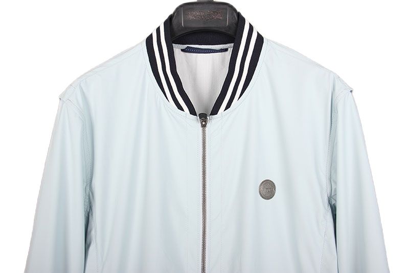 Chaqueta de Golf impermeable para hombre, cortavientos con cremallera completa, ligera, para primavera