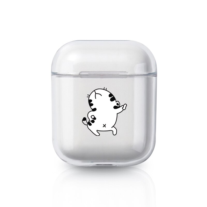 DIY Painted Case For Airpods Case Transparent Hard PC Earphone Case For AirPods Cover Cute Air pods airpods Protector