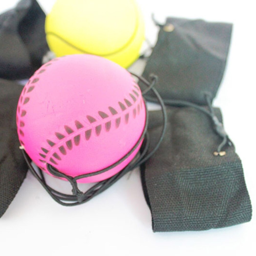 Bouncy Wrist Band Rubber Ball Elastic String Rebound Finger Exercise Sport Toy