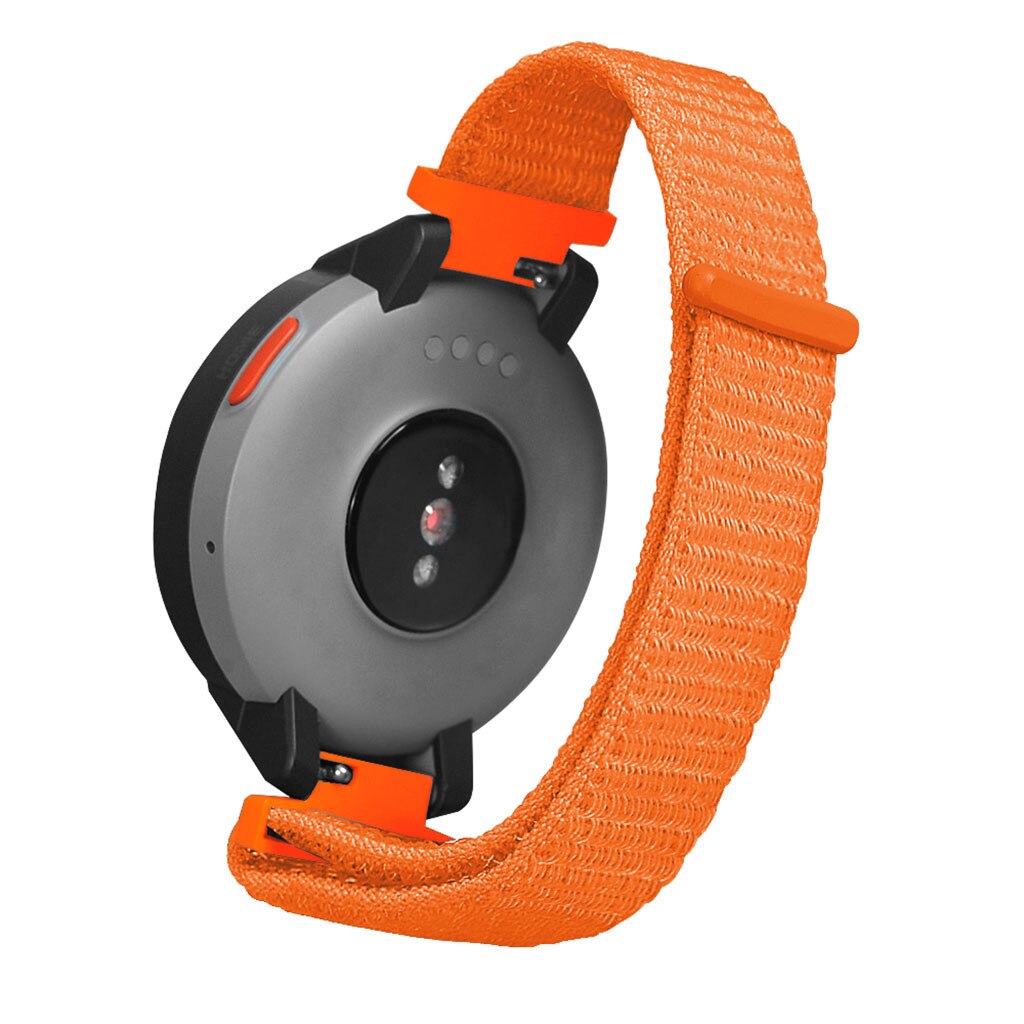 Correa de Nylon de repuesto para relojes inteligentes Huami Amazfit Verge, correa de muñeca deportiva, fácil de instalar: Naranja