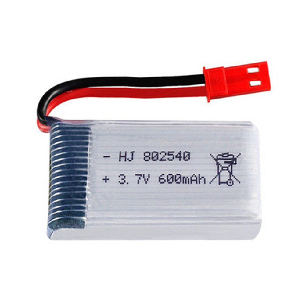 3.7V 600mAH Lipo Battery 802540 For 509W DFD F161 Remote control helicopter 3.7v Lipo JST plug 2pcs