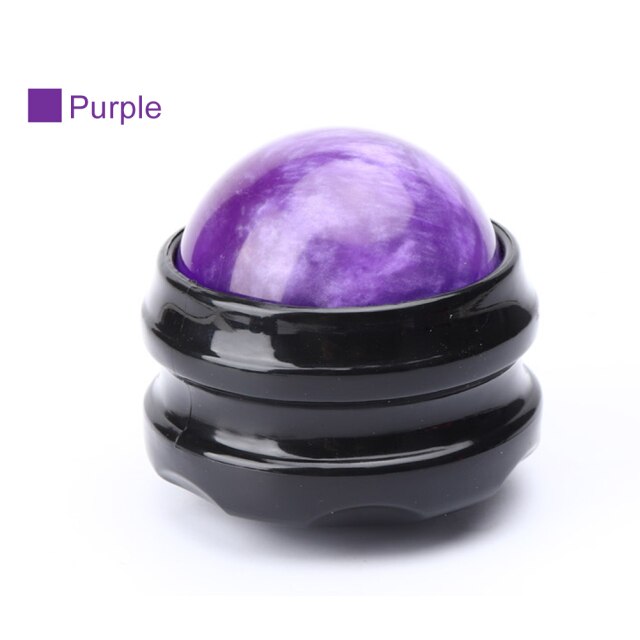 Massage Roller Ball Body Massager Therapie Tool Voet Terug Taille Heup Hand Massage Gezondheid Spier Relaxationequipment: Paars