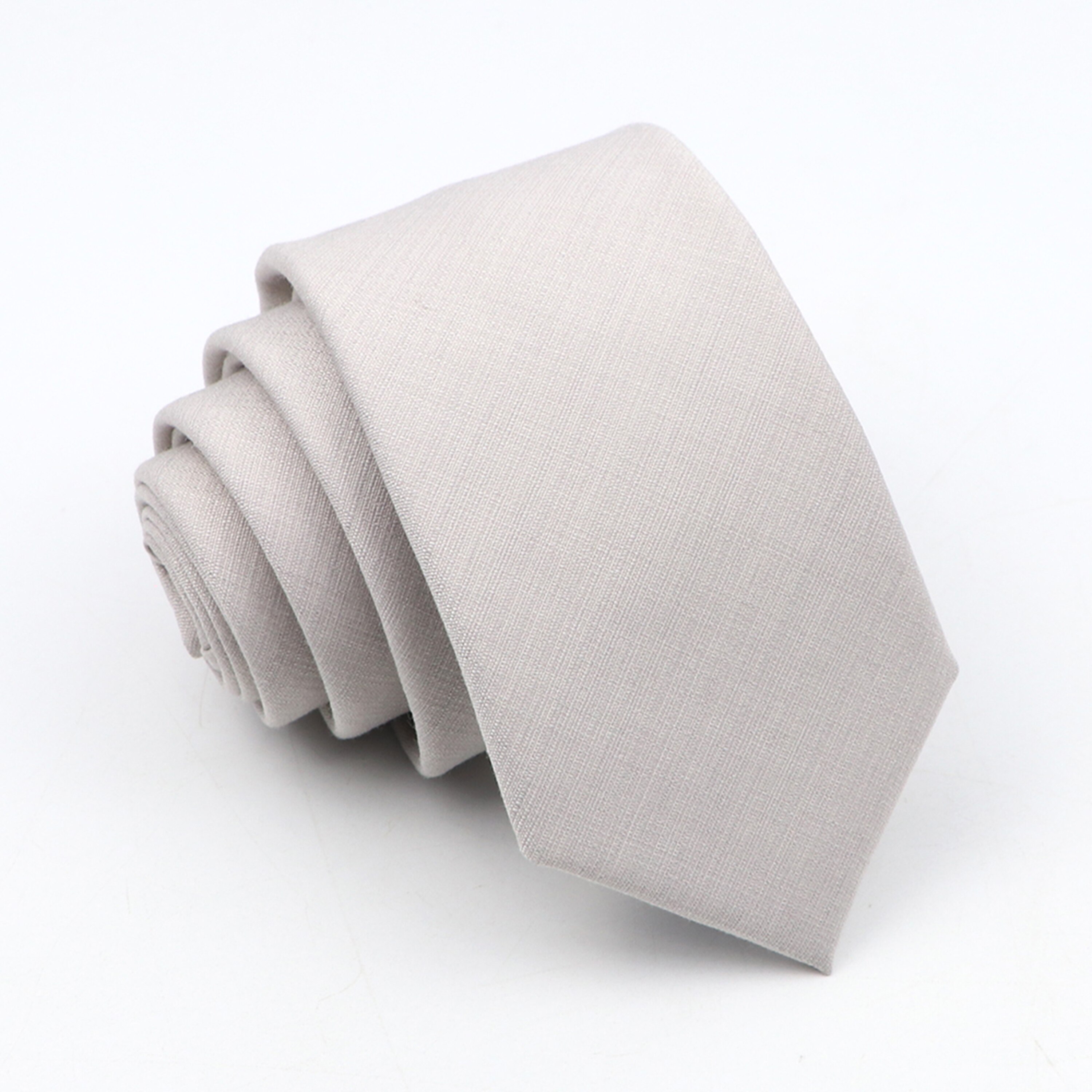 Corbatas clásicas de Color sólido para hombres, corbata delgada de , suave, delgada, informal, negra, Beige, azul, negocios, boda, cena,