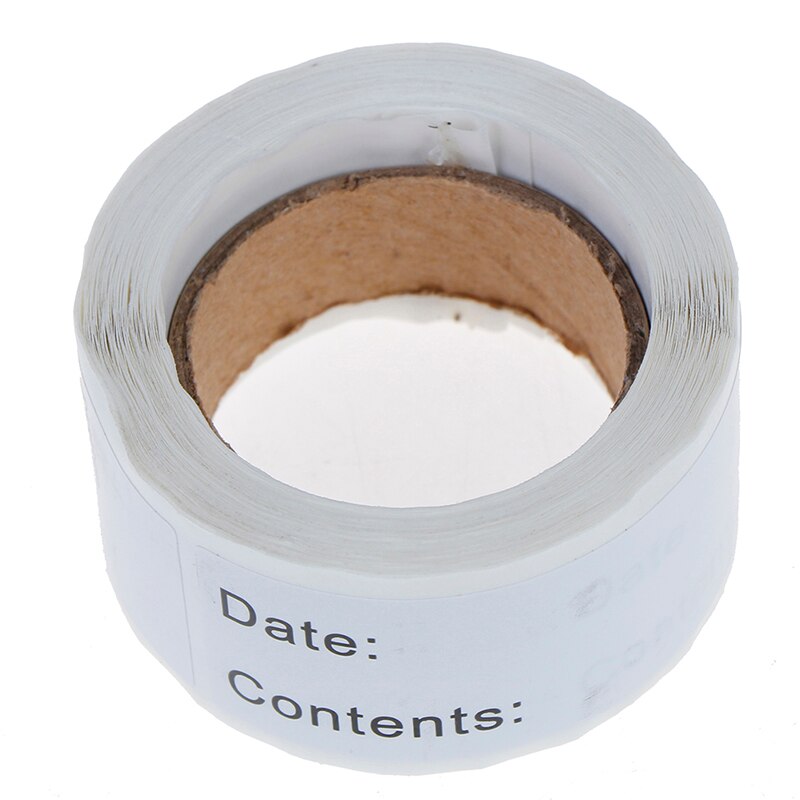 1 Roll Food Storage Labels Refrigerator Freezer Labels Adhesive Label