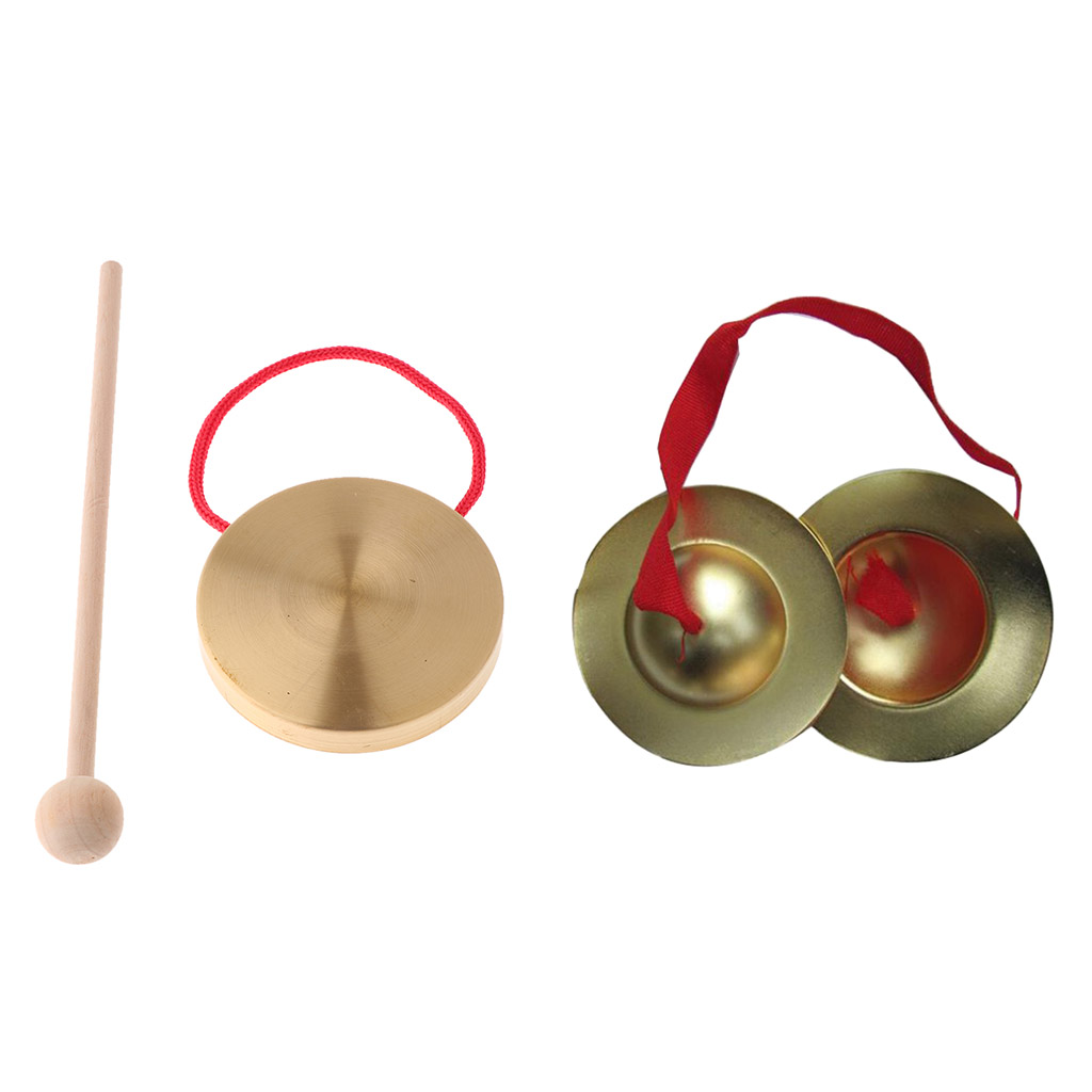 Percussion bækkener gongs rytme beats instrument tidlig læring festlegetøj