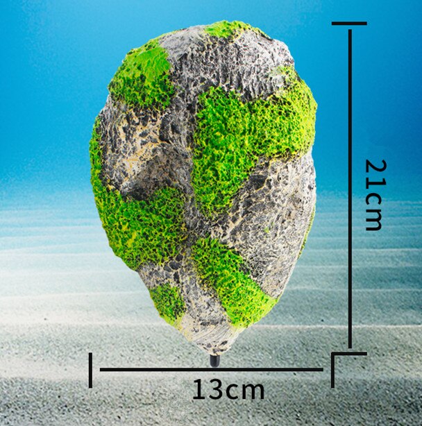Aquarium Fish Tank Floating Rock Suspended Stone Artificial Floating Pumice Decor flying Rock Ornament: Red