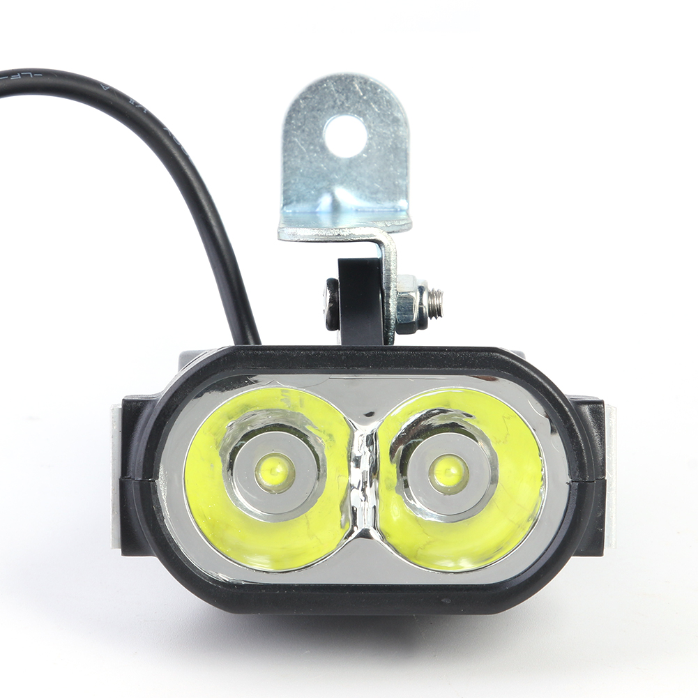 2 In 1 E-Bike Licht Dc 36V 48V 60V Elektrische Fiets Koplamp Waterdichte Elektrische Scooter fiets Zaklamp Hoorn Voorlamp