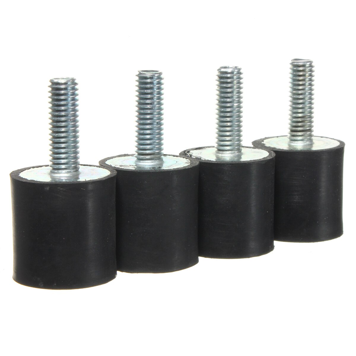 4 Pcs M6 Rubber Mounts 20 Mm X 20 Mm Rubber Schokdemper Rubber Vibration Isolator Mounts