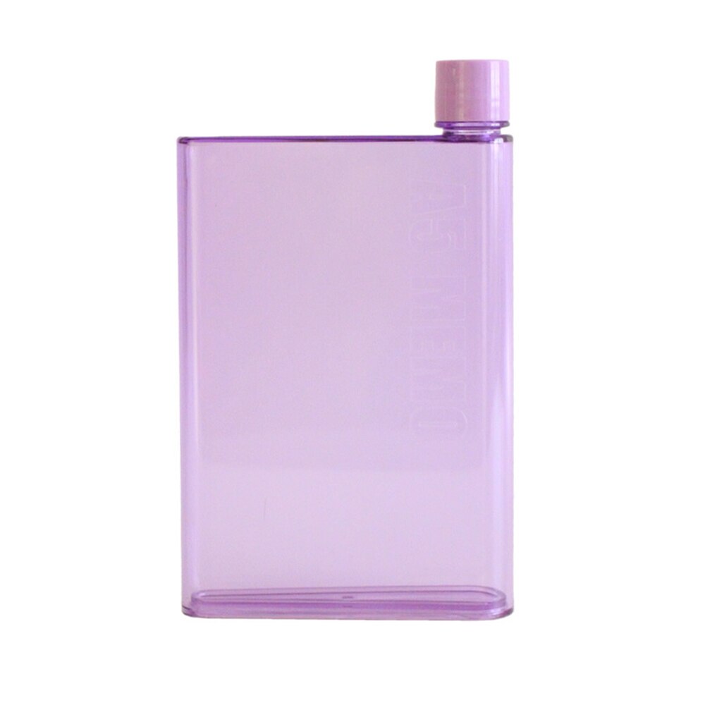 420Ml A5 Papier Cup Botlte Platte Water Fles Bpa Gratis Clear Boek Papier Pad Water Fles Platte Dranken Ketel notebook Fles: D