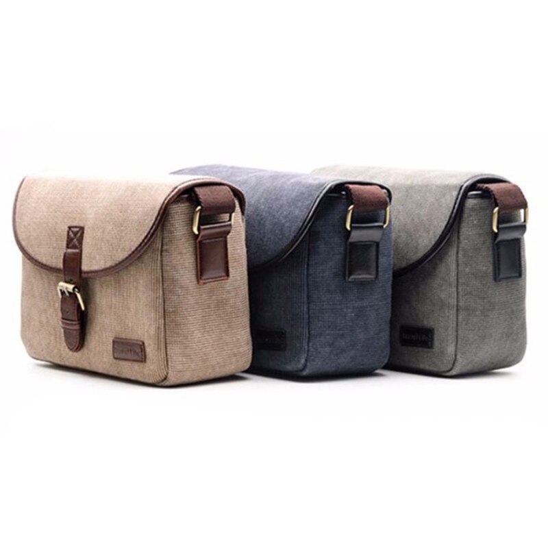 Rétro Sac Photo Housse Pour Canon EOS 200D 77D 7D 80D 800D 1300D 6D 70D 760D 750D 700D 600D 100D 1200D 1100D SX540