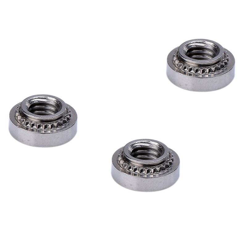 thumbnail image 2 of Stainless Steel Rivet Nuts 100-Pack M3-2 Carbon Steel Rivet Nuts - Self- Clinching Threaded Inserts Stainless Steel Rivets 2 of 14